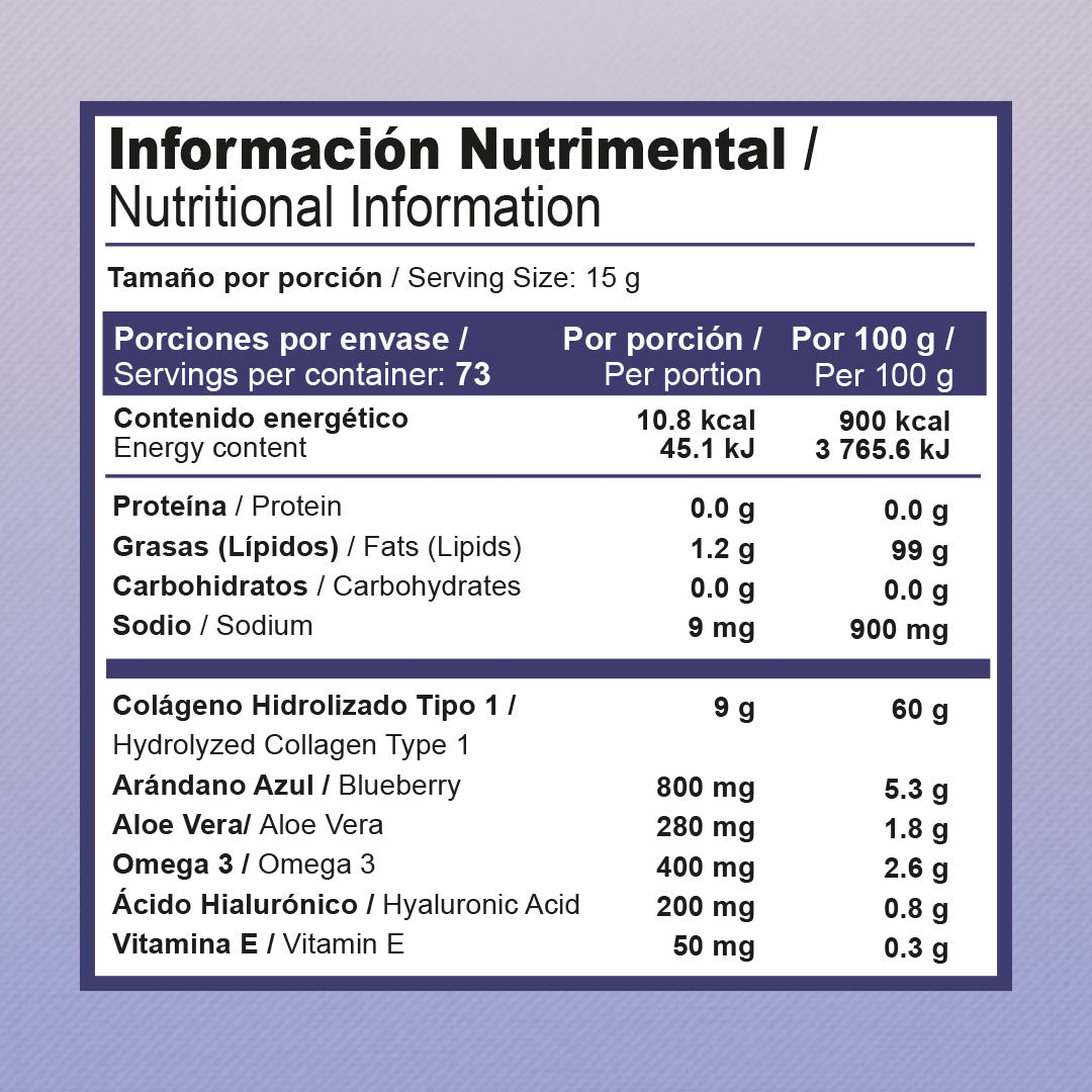 ÁCIDO HIALURONICO Y COLÁGENO HIDROLIZADO | ZENNATURA 1.1KG