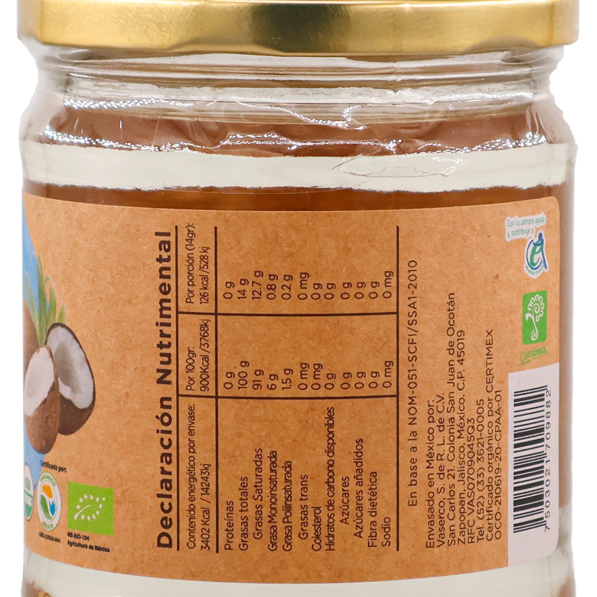 ACEITE COCO ORGANICO C/420ML