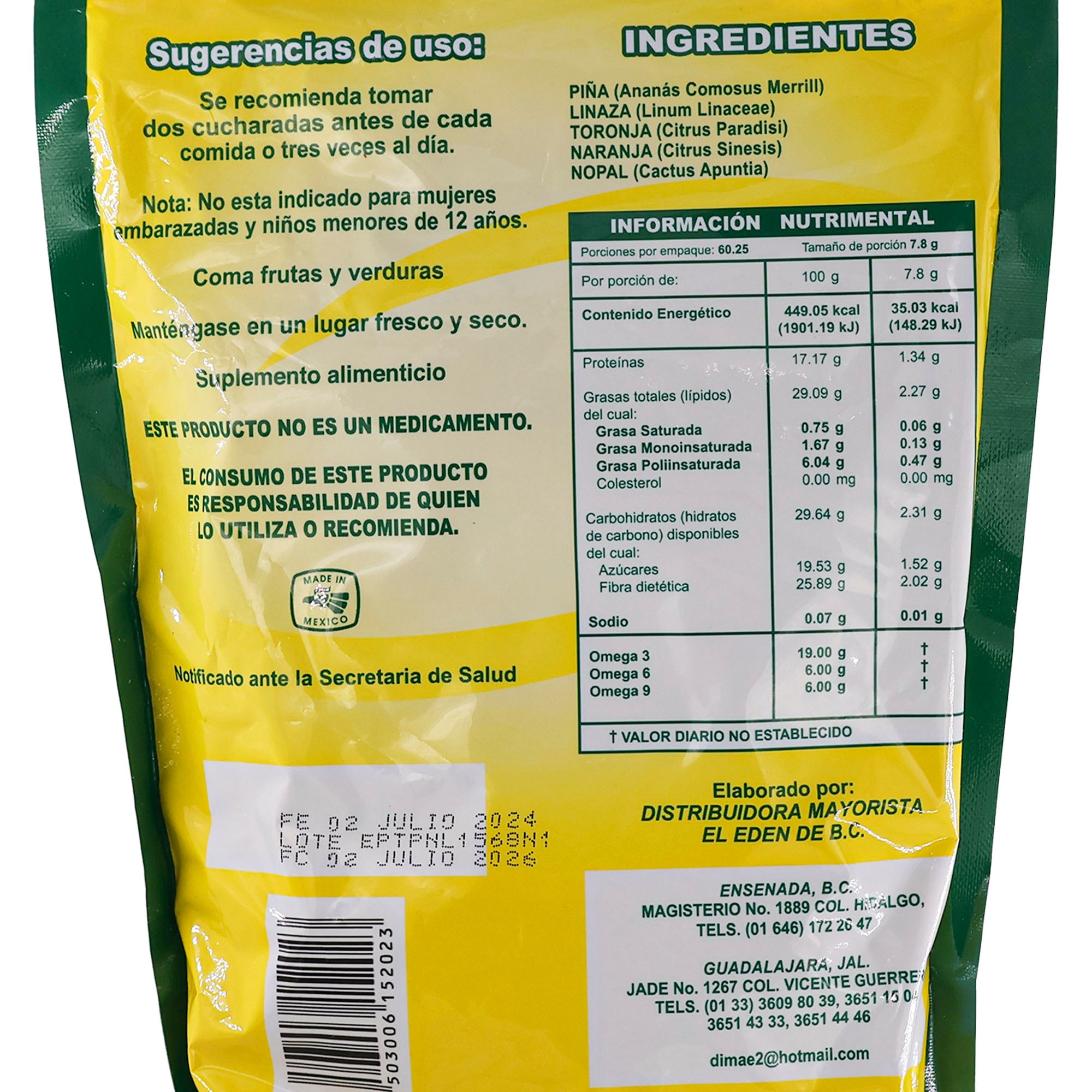 PIÑALINAZA | EDEN 470GR