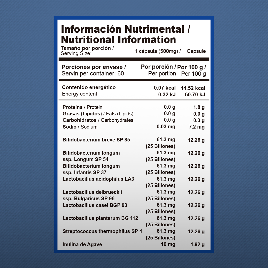 PROBIÓTICOS 100 BILLONES 500MG | ZENNATURA