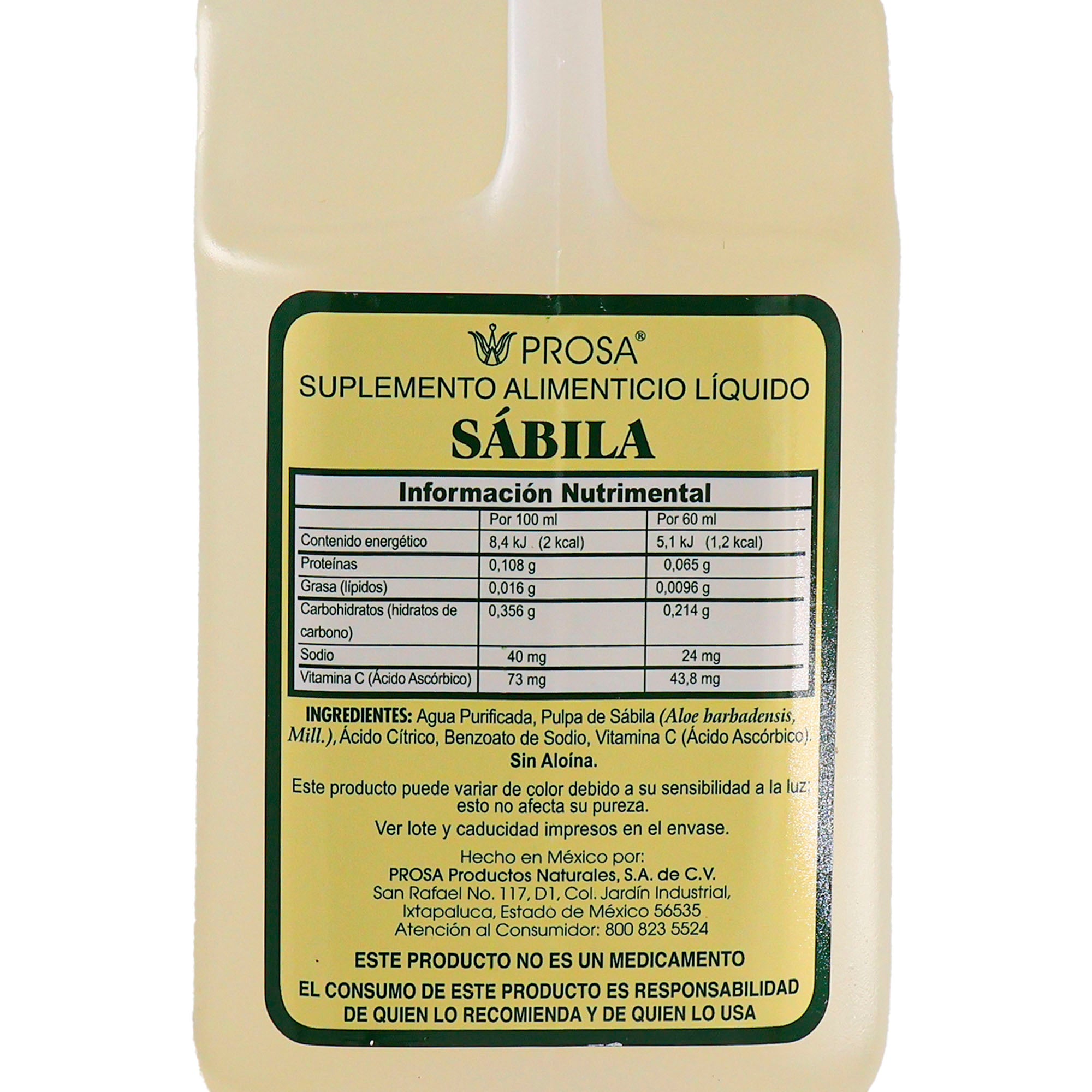 SÁBILA 1 LITRO | PROSA