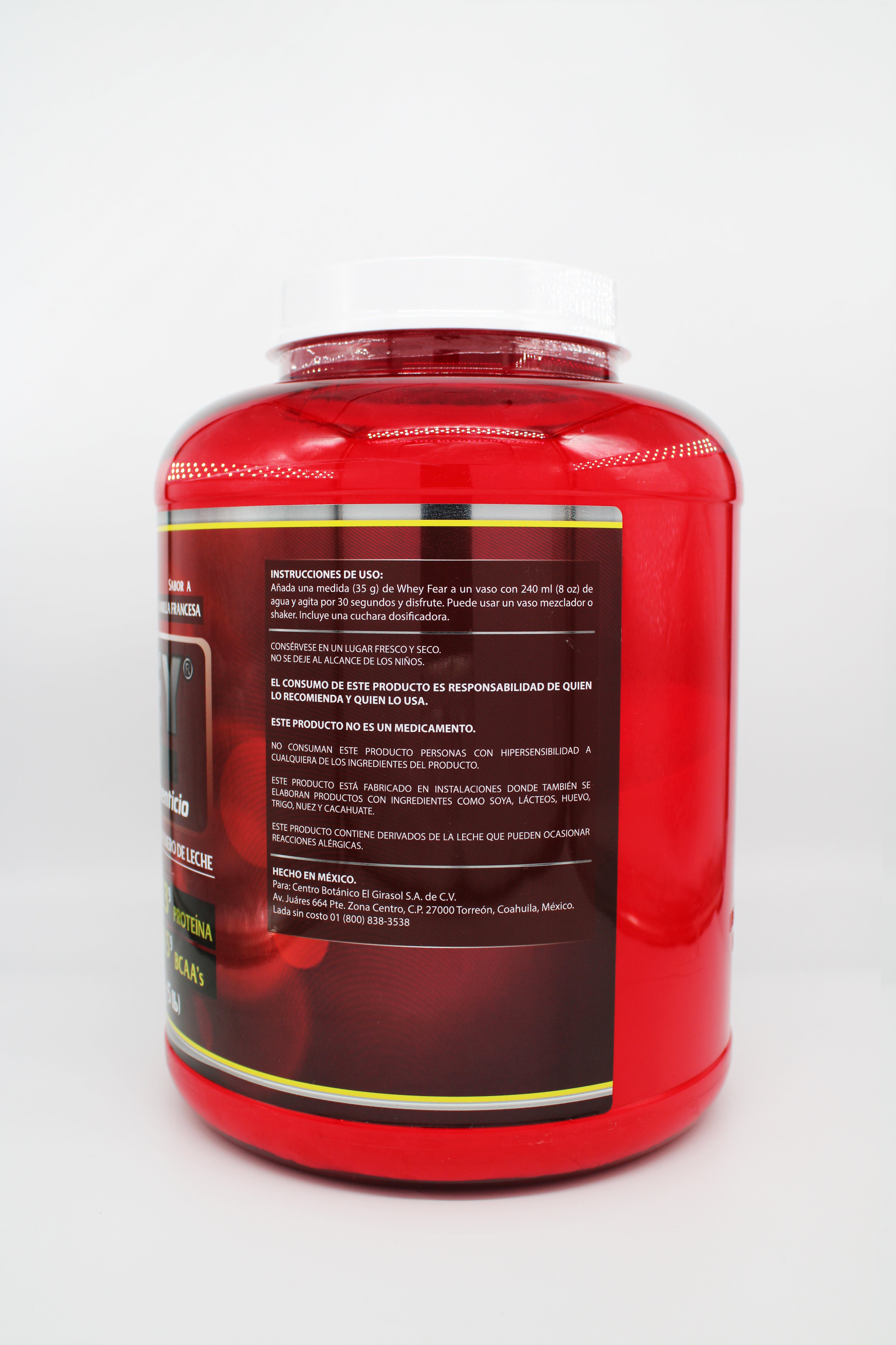 PROTEINA HIDROLIZADA DE SUERO DE LECHE | NANO FEAR 5LBS VAINILLA