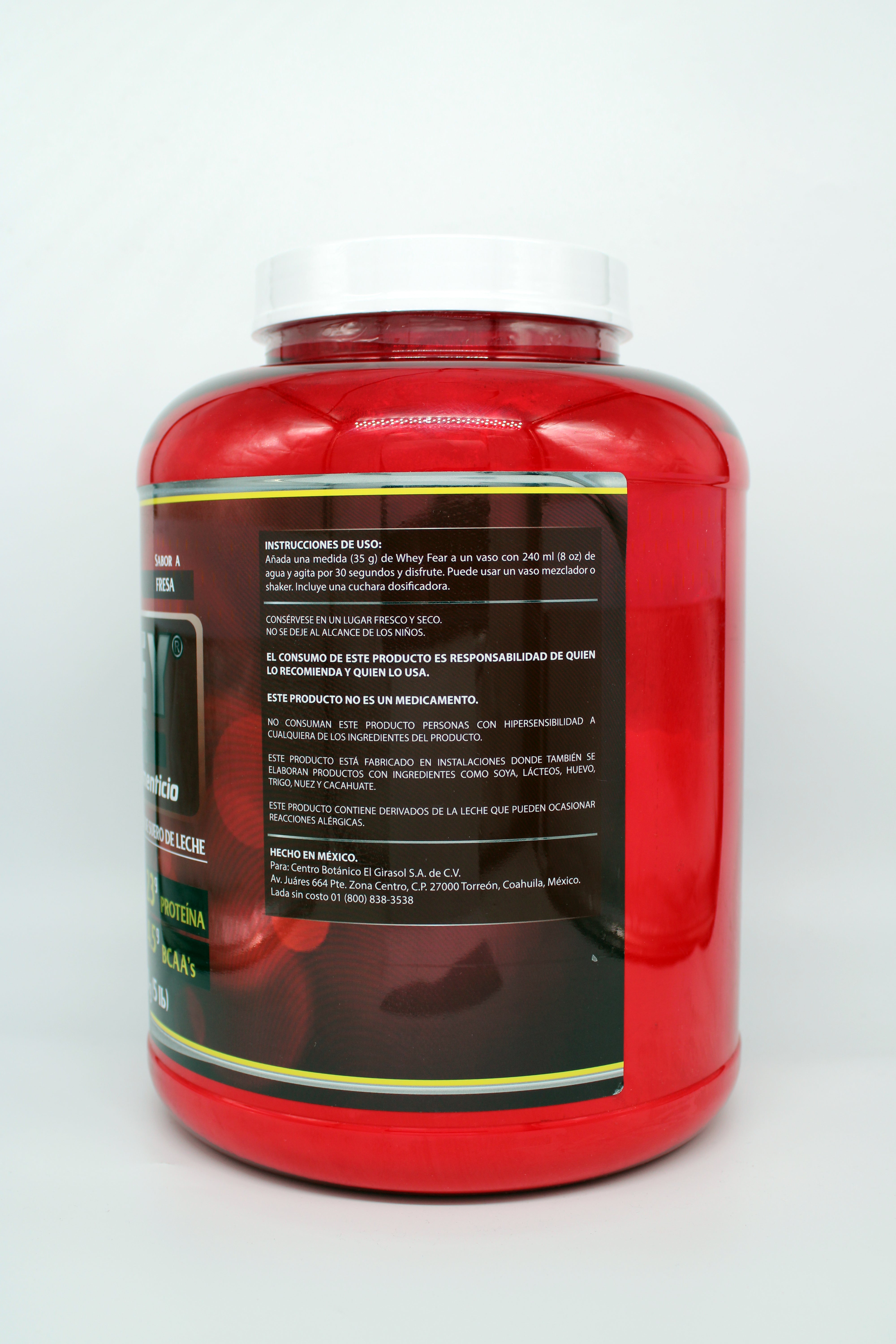 PROTEÍNA HIDROLIZADAD DE SUERO DE LECHE | NANOFEAR 5LB VAINILLA-FRESA