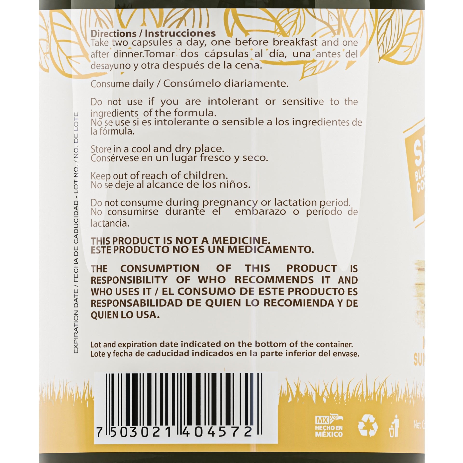 AGAVE AZUL, ALOE VERA, JENGIBRE Y SÁBILA | ZENNATURA 500MG SDOMACHUS