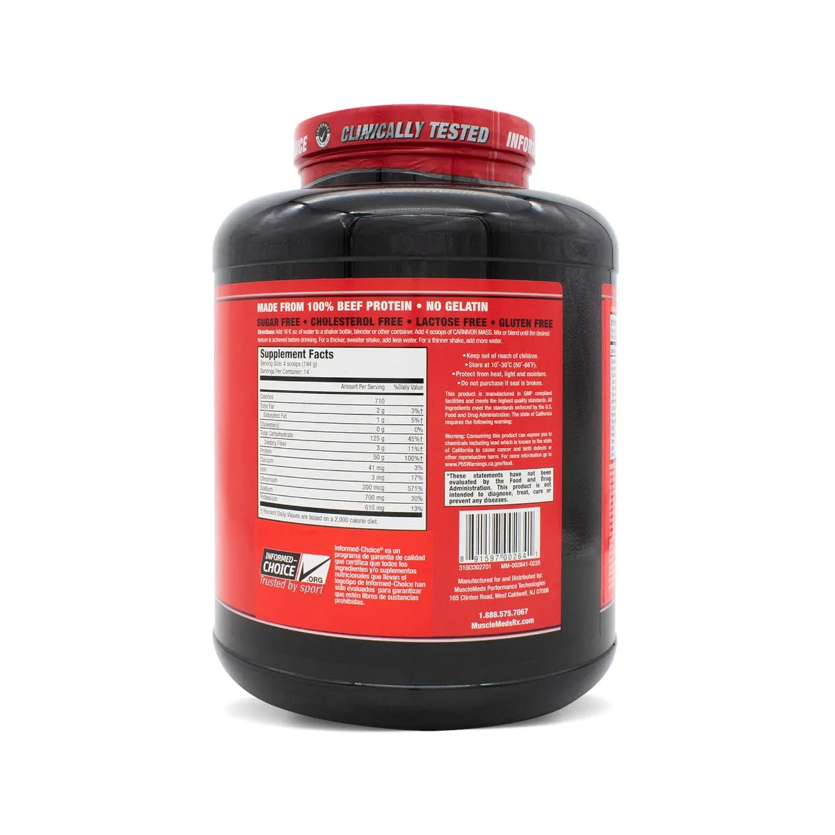 CARNIVOR MASS DE MUSCLEMEDS 4.6LBS