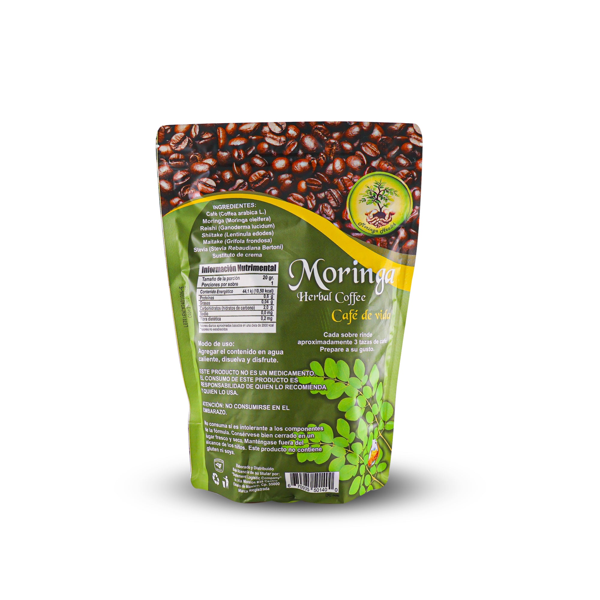 CAFÉ CON MORINGA ORGÁNICO | BIOLIFE